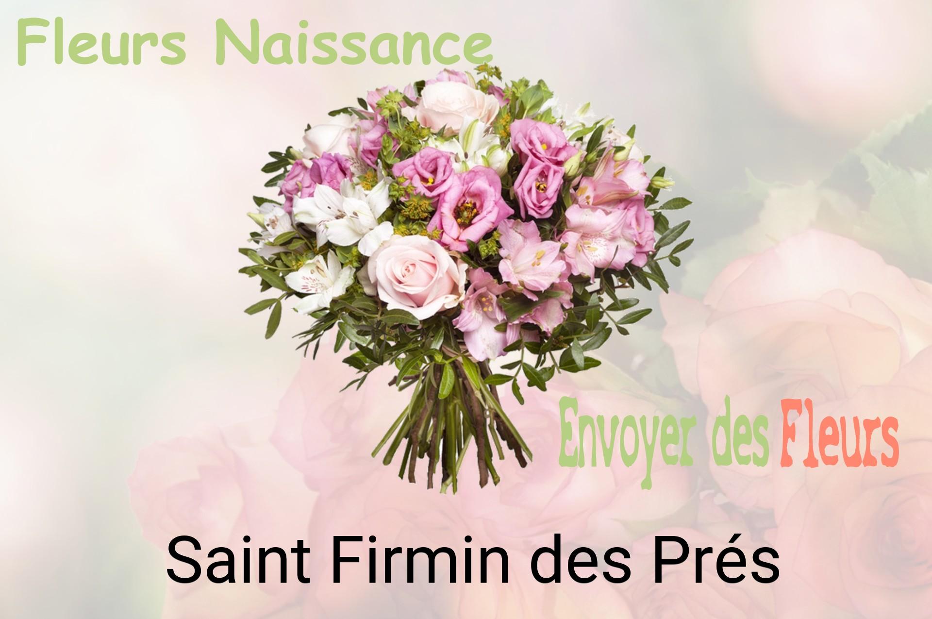 Bouquet de fleurs de naissance livré à Saint-Firmin-des-Prés